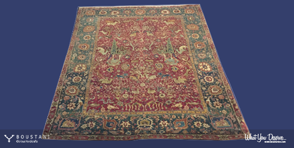 Safavid Carpets.Boustani Rug.1